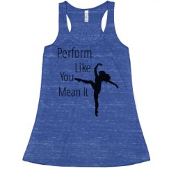 Ladies Flowy Racerback Tank