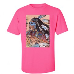 Unisex Ultra Cotton Safety Neon Crewneck Tee