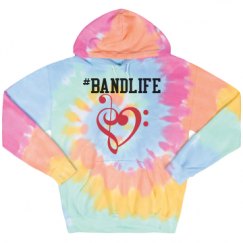 Unisex Tie-Dye Fleece Hoodie