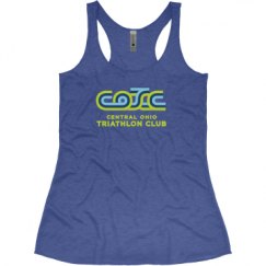 Ladies Slim Fit Super Soft Racerback Triblend Tank