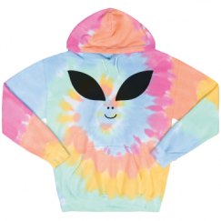 Unisex Tie-Dye Fleece Hoodie