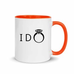 11oz Ceramic Mug with Color Inside