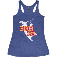 Ladies Slim Fit Super Soft Racerback Triblend Tank