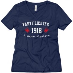 Ladies Relaxed Fit V-Neck Tee