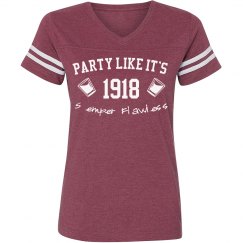 Party Like It's 1918 White Ltr