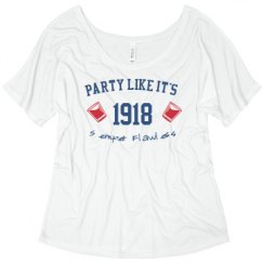 Ladies Flowy Slouchy Tee