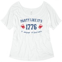 Ladies Flowy Slouchy Tee