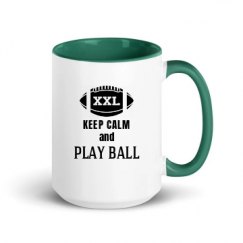 15oz Ceramic Mug with Color Inside