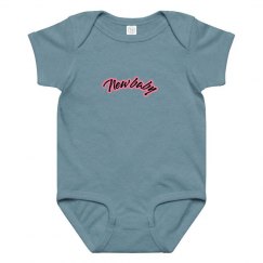 newbaby teddy New letterring Blue
