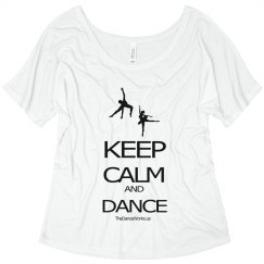 Keep Calm and Dance misses slouchy tee