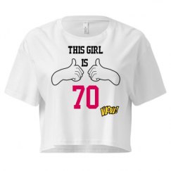 Ladies Festival Cali Crop Top Tee