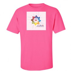 Unisex Ultra Cotton Safety Neon Crewneck Tee