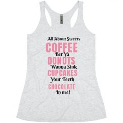 Ladies Slim Fit Super Soft Racerback Triblend Tank