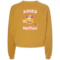 Women's Raglan Pullover Fleece