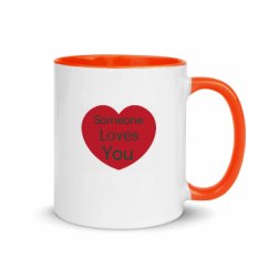 11oz Ceramic Mug with Color Inside