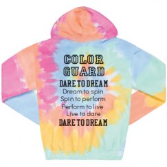 Unisex Tie-Dye Fleece Hoodie