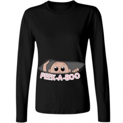 Ladies Relaxed Fit Basic Long Sleeve Tee