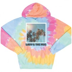 Unisex Tie-Dye Fleece Hoodie