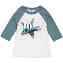 Toddler 3/4 Sleeve Raglan Tee