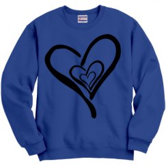 Unisex Film and Foil Crewneck Sweatshirt