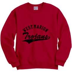 Unisex Film and Foil Crewneck Sweatshirt