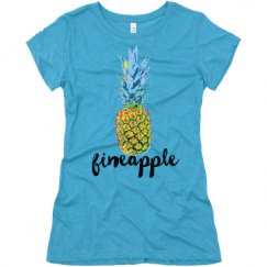 Ladies Slim Fit Super Soft Triblend Tee