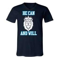 Unisex V-Neck Jersey Tee