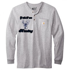 Unisex Carhartt Long Sleeve Henley Tee