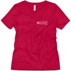 Ladies Relaxed Fit V-Neck Tee