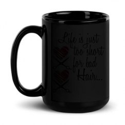 15oz Black Glossy Mug