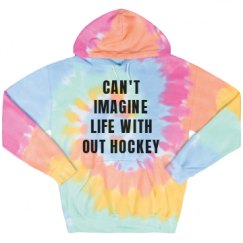 Unisex Tie-Dye Fleece Hoodie