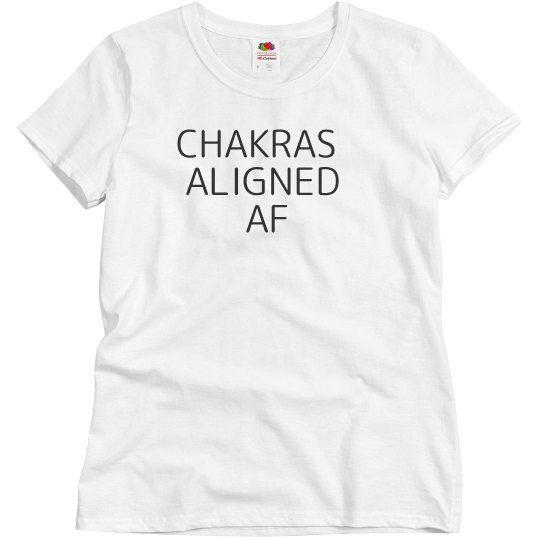 Chakras Aligned AF Tee