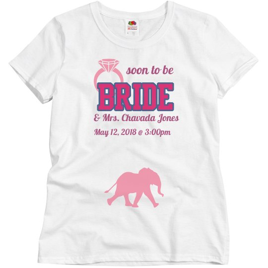 Chavada bride to be shirt grey fruit of the loom