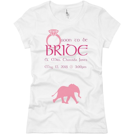 Chavada bride to be shirt