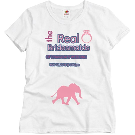 Chavada's bridesmaid shirt kaitlynfruo