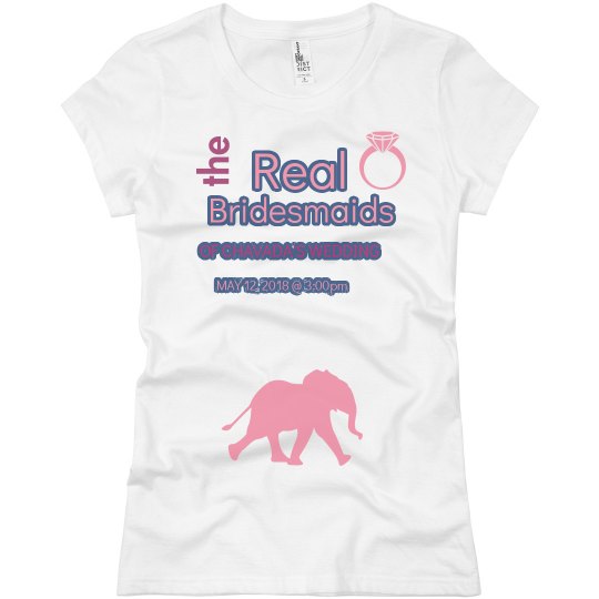 Chavada's bridesmaid shirt tyeska Chavada's bridesmaid shirt tyeska