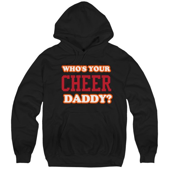 cheer daddy blk hoodie cheer daddy blk hoodie