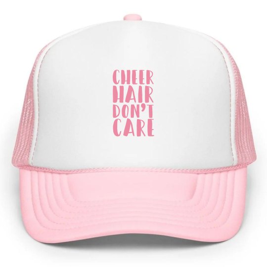 Cheer hair don't care! Cheer hair don't care!