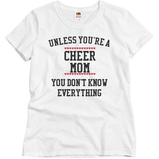Cheer mom knows all