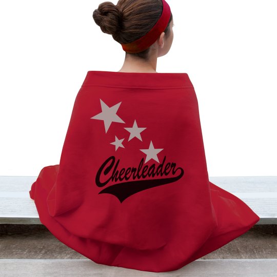 Cheerleader star blanket Cheerleader star blanket