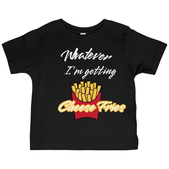 Cheesefries Toddler Tee BLK Cheesefries Toddler Tee BLK