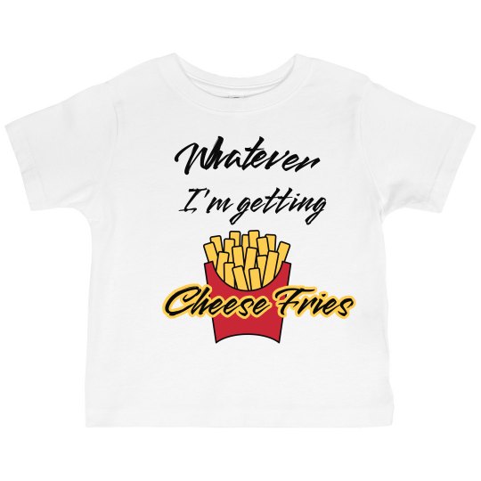 Cheesefries Toddler Tee WHT