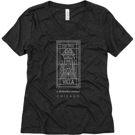 "Chicago" Villa Blueprint Tee - Womens