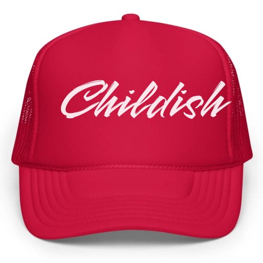 Childish Cap-neon pink