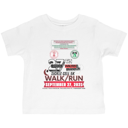 (Children's) 27th Annual WEB Sickle Cell 5k Walk/Run T