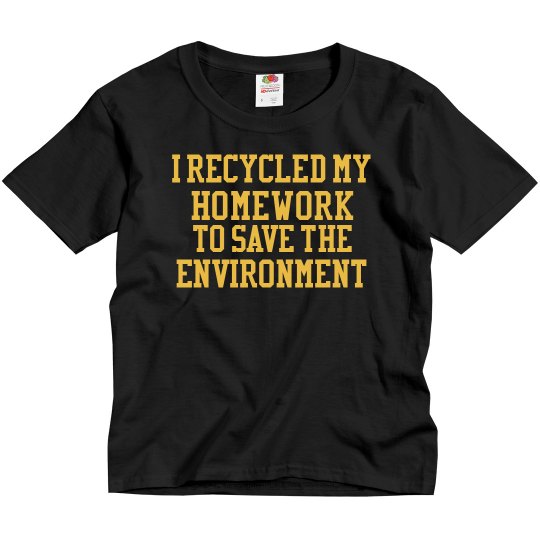 Child's Environmental Homework