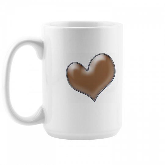 Chocolate Heart Mug