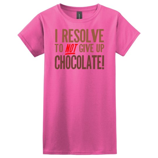 Chocolate Resolution Chocolate Resolution