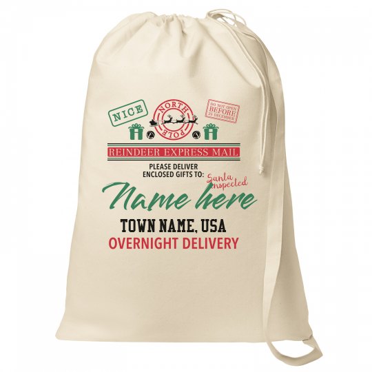 Christmas Bag Personalized