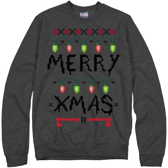 Christmas Beard-Back Sweater Christmas Beard-Back Sweater